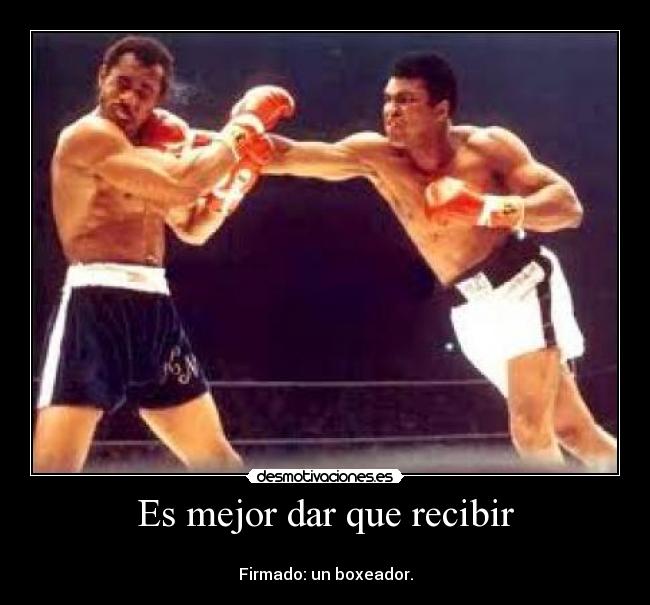 Es mejor dar que recibir - 