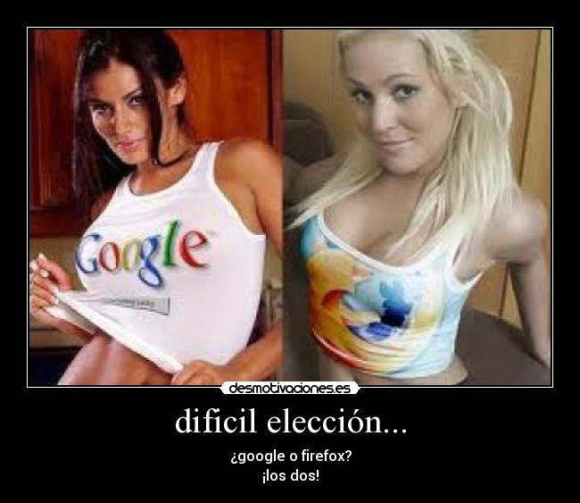 dificil elección... -