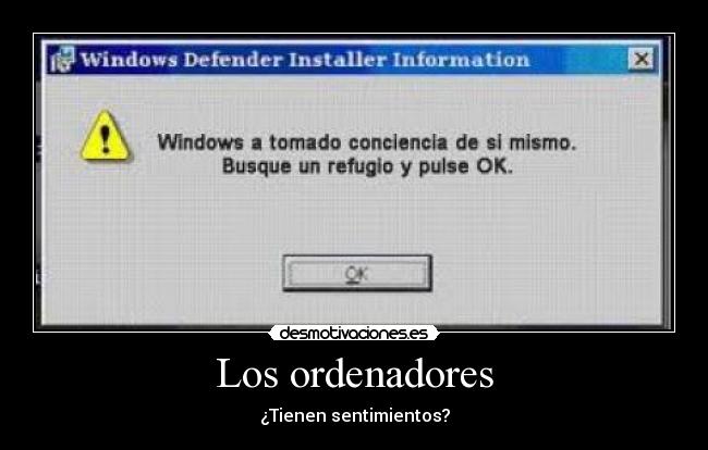 Los ordenadores - ¿Tienen sentimientos?