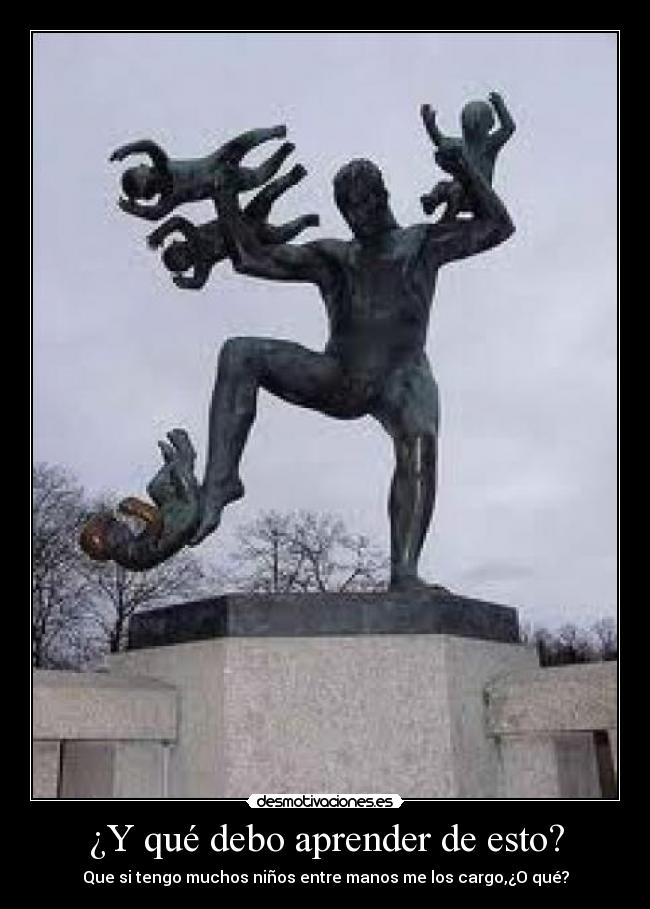 ¿Y qué debo aprender de esto? -
