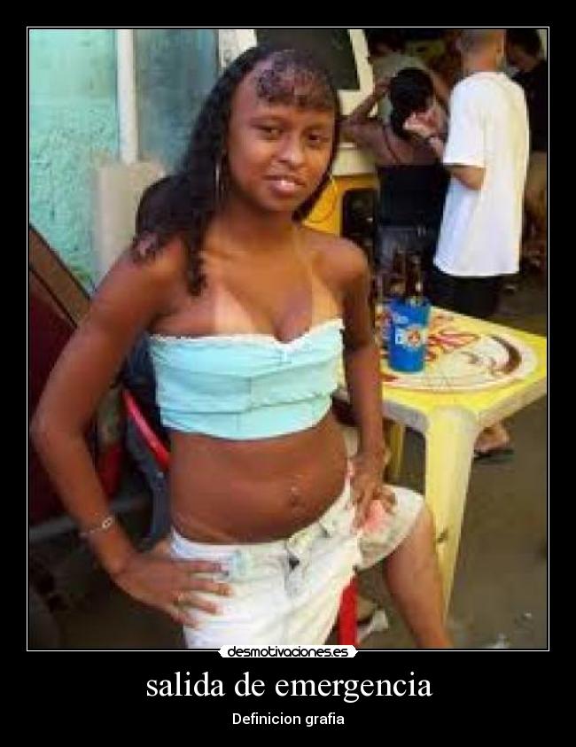 salida de emergencia - Definicion grafia