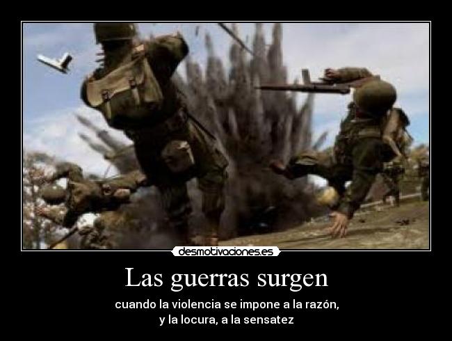 carteles guerra desmotivaciones