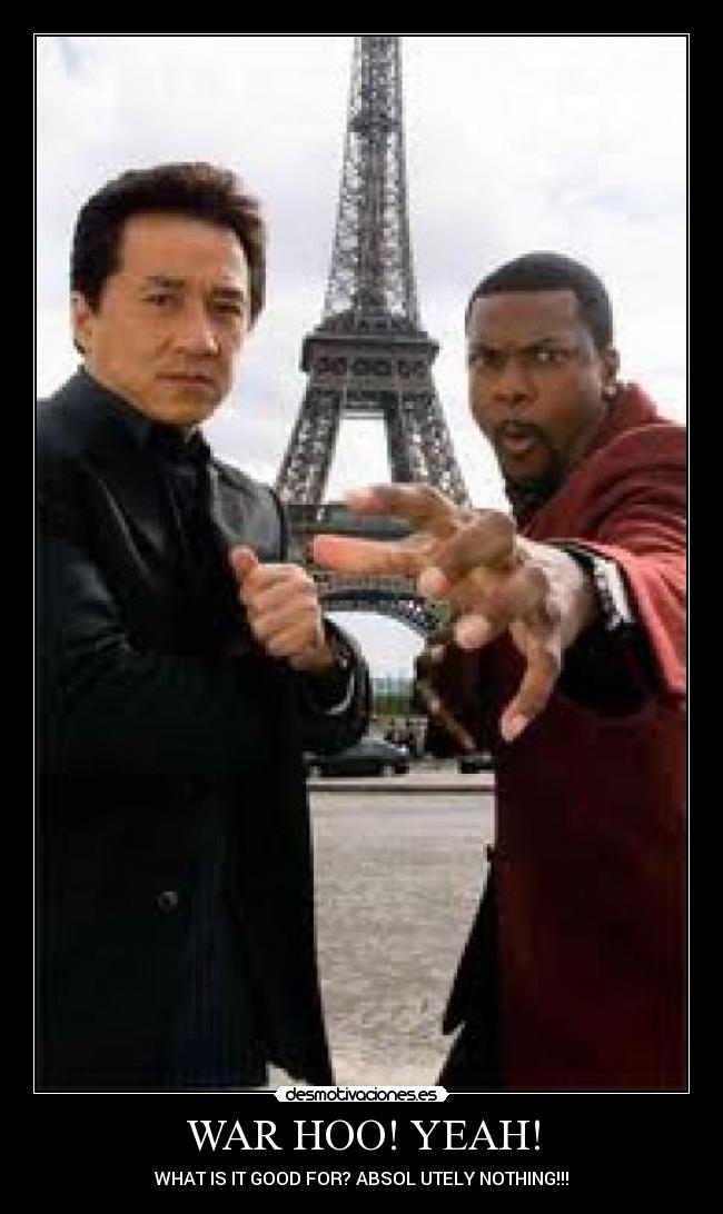 carteles jackie chan hora punta war edwin starr desmotivaciones