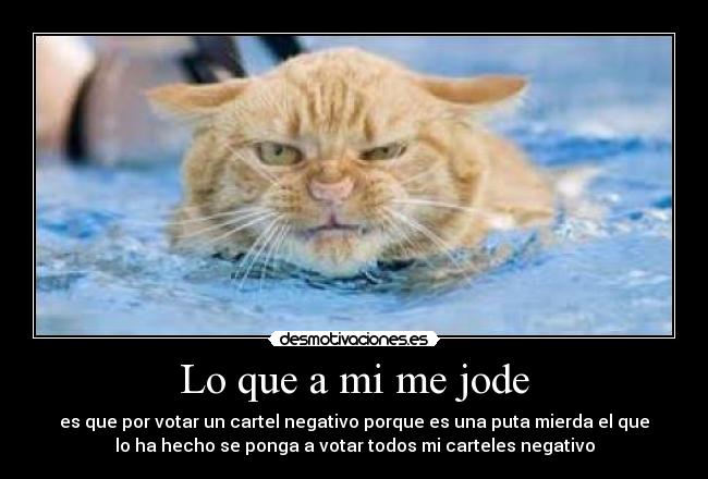 Lo que a mi me jode -