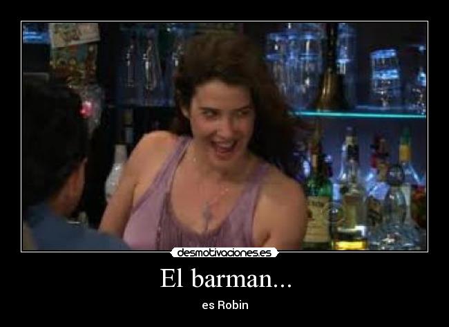 El barman... - 