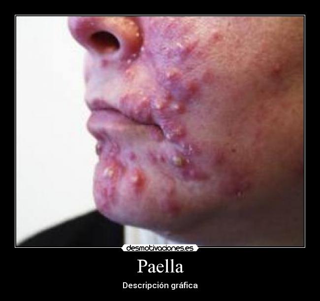 Paella - Descripción gráfica