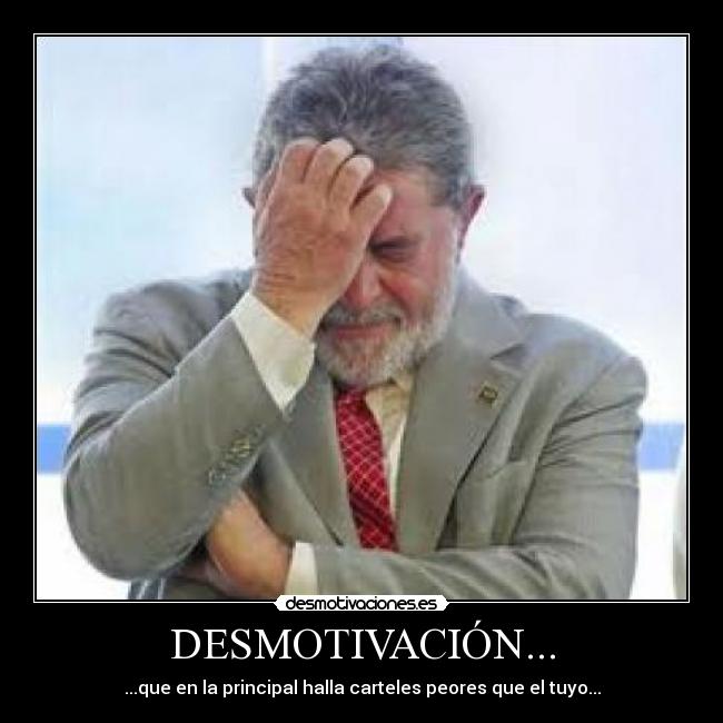 DESMOTIVACIÓN... -