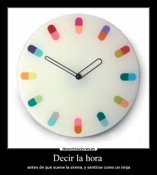 Decir la hora  - 