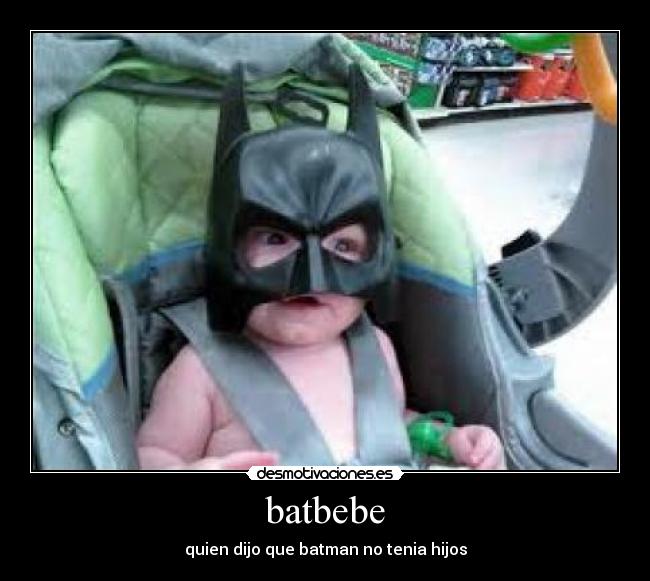 batbebe - quien dijo que batman no tenia hijos