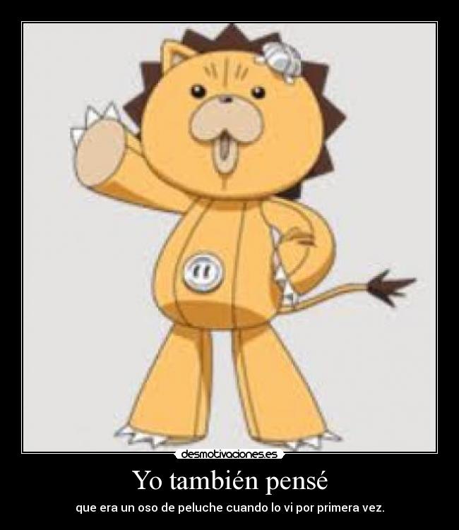 Yo también pensé -
