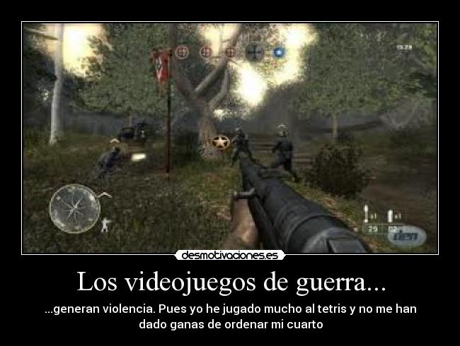 Los videojuegos de guerra... - 