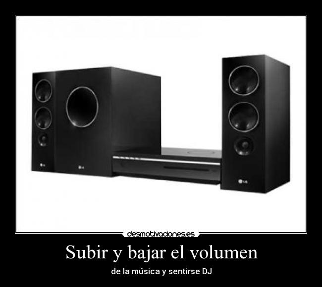 Subir y bajar el volumen -