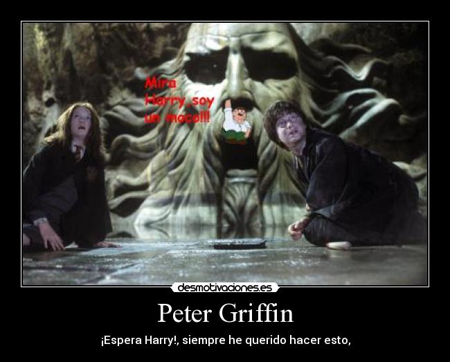 carteles peter griffin harry potter moco desmotivaciones