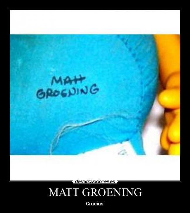 MATT GROENING - 