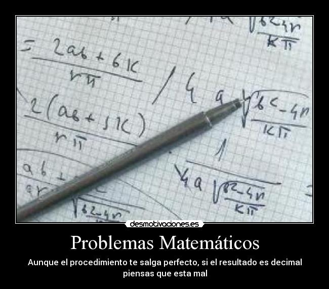 Problemas Matemáticos - 