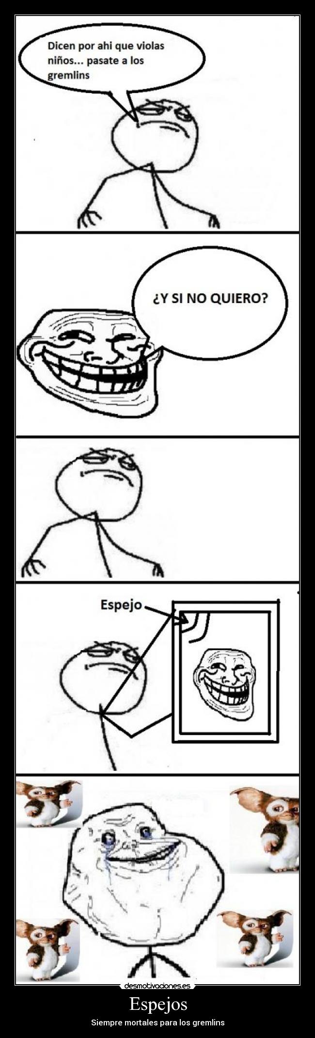 Espejos - Siempre mortales para los gremlins