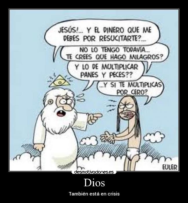 Dios - También está en crisis