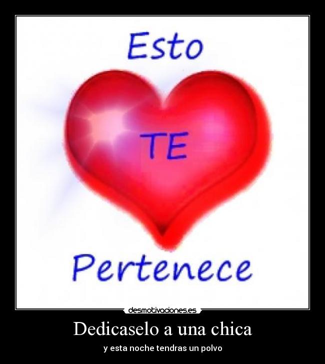 Dedicaselo a una chica -