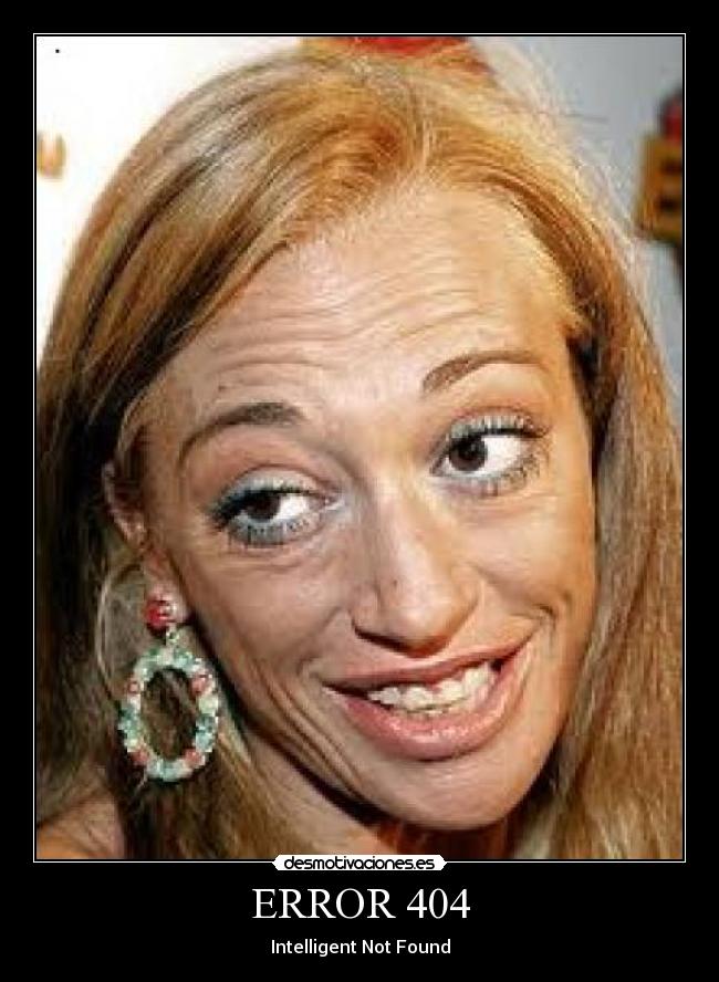 ERROR 404 - Intelligent Not Found