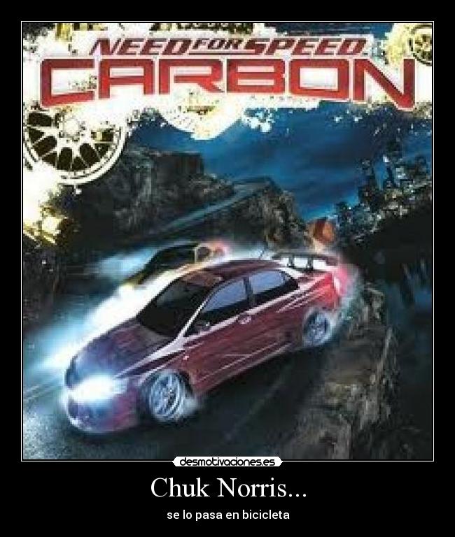 Chuk Norris... - se lo pasa en bicicleta