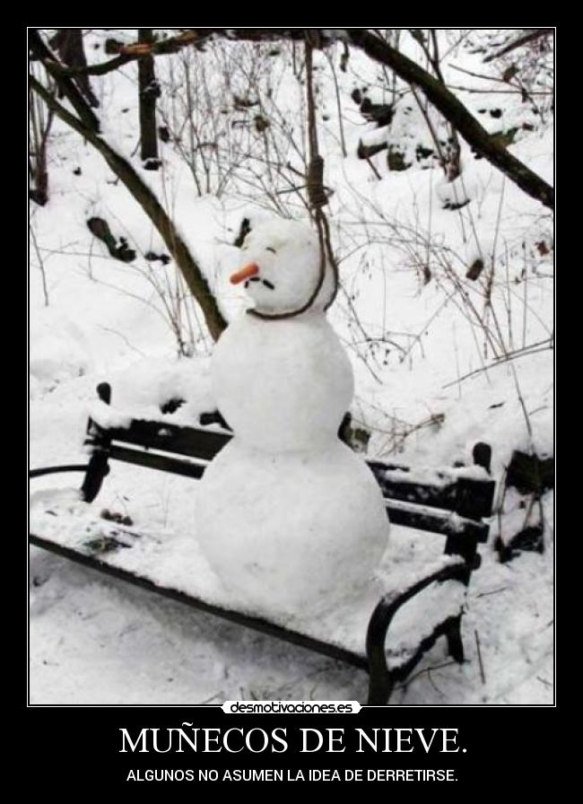 MUÑECOS DE NIEVE. - 