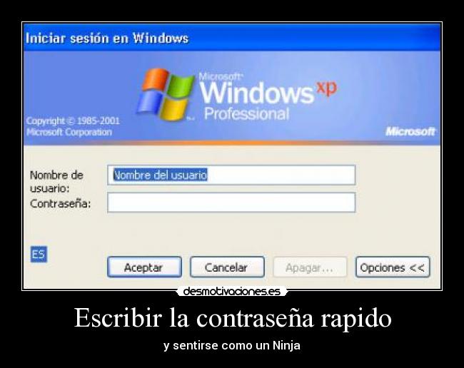 carteles escribir contrasena ninja dkaiser desmotivaciones desmotivaciones