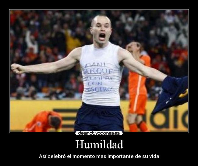Humildad - Así celebró el momento mas importante de su vida