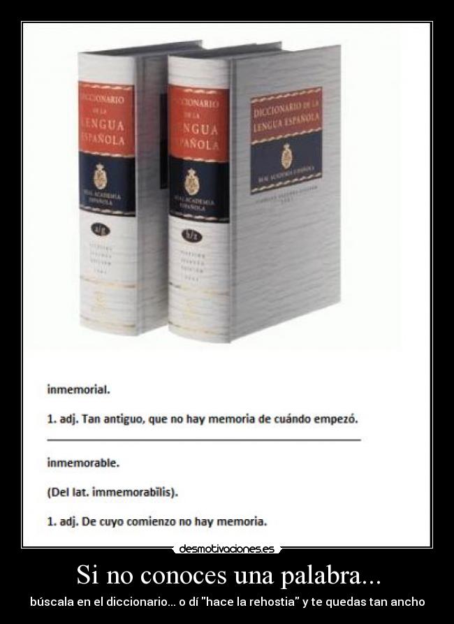 Si no conoces una palabra... - 