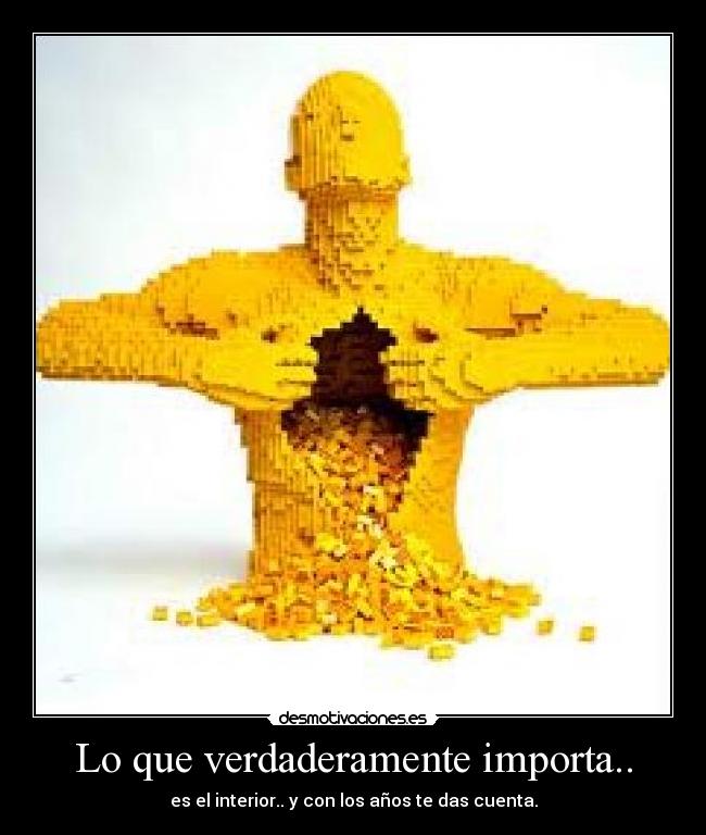 Lo que verdaderamente importa.. -