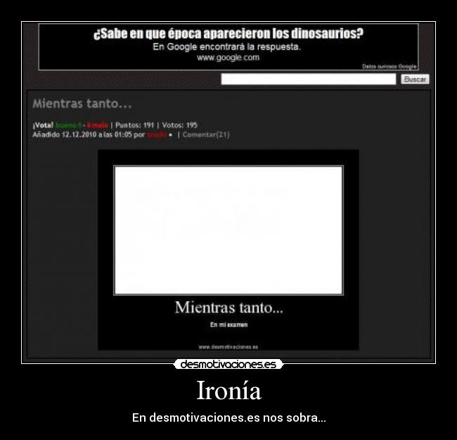 Ironía -