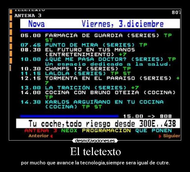 El teletexto -