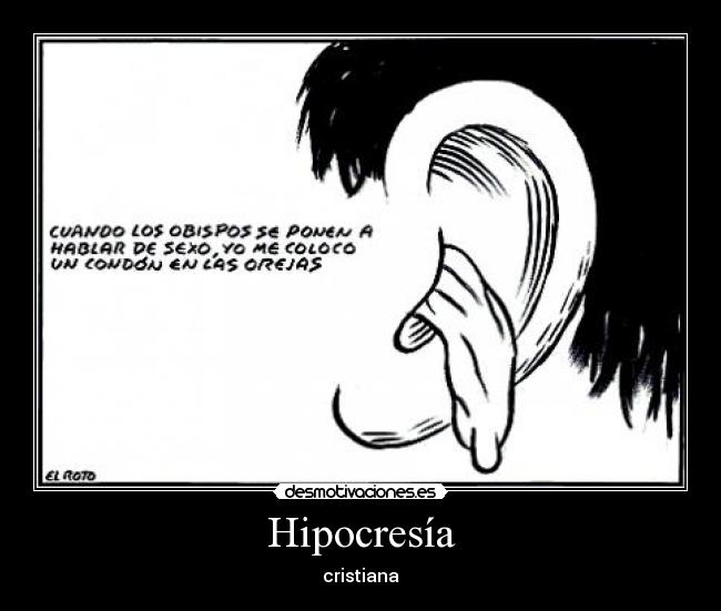 Hipocresía - cristiana