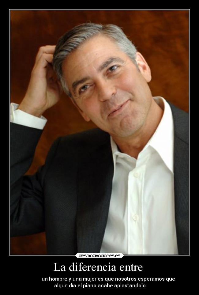 La diferencia entre -