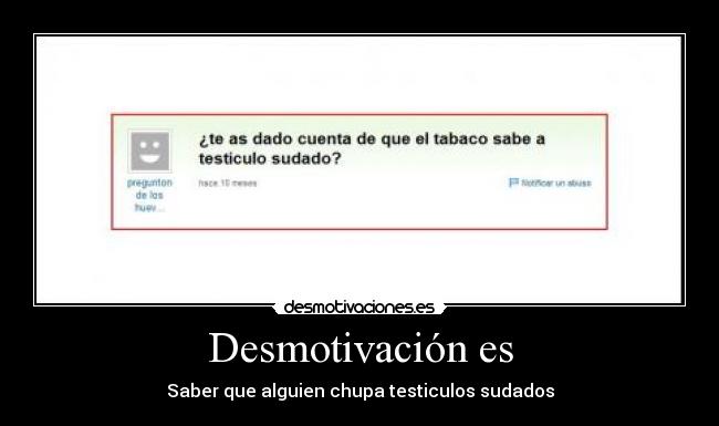 Desmotivación es -