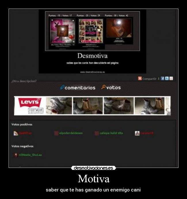 carteles cani enemigo desmotivaciones