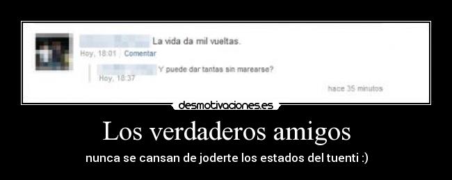 Los verdaderos amigos -