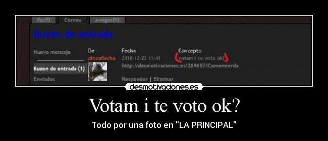 Votam i te voto ok? -