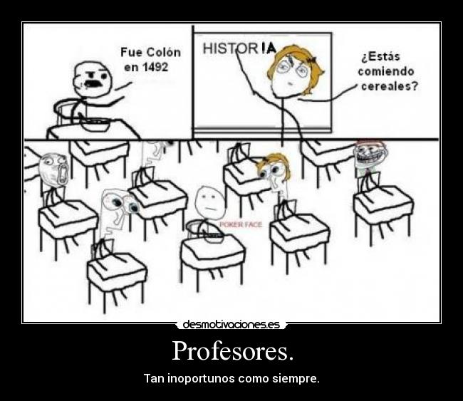 Profesores. -
