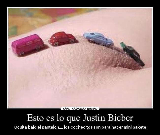 Esto es lo que Justin Bieber -