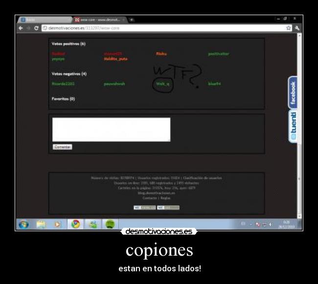 copiones - estan en todos lados!