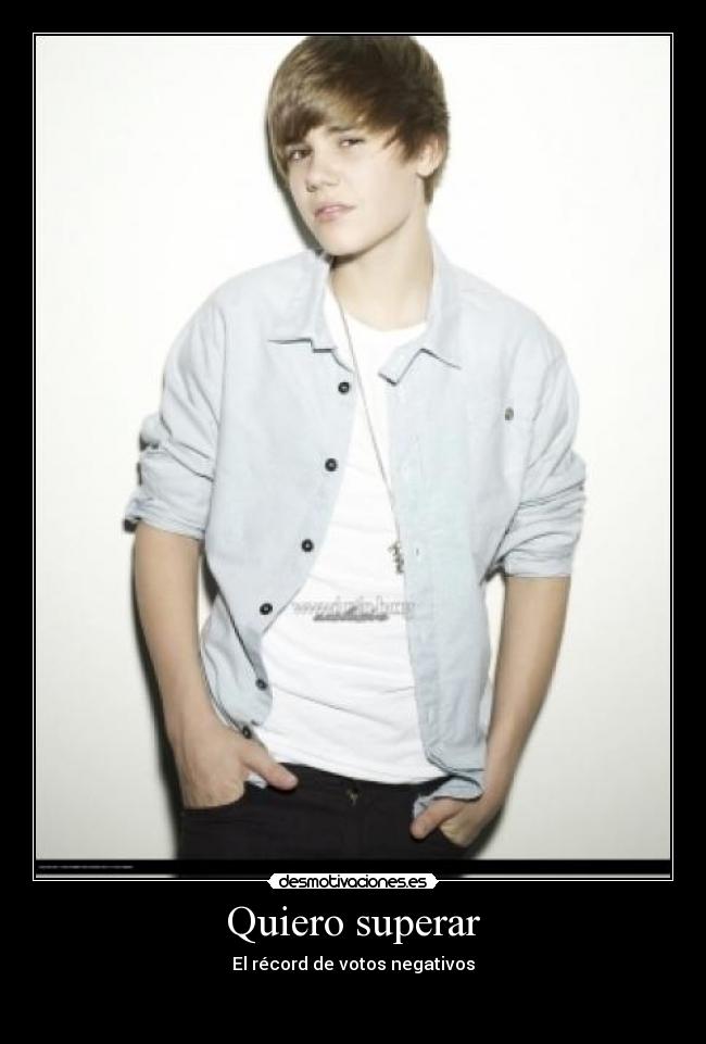 Quiero superar - El récord de votos negativos

