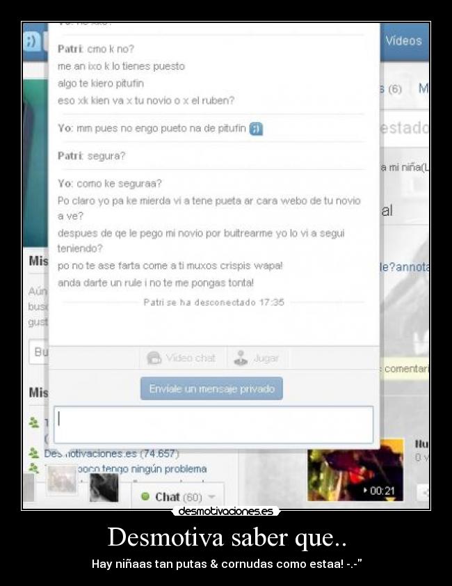 Desmotiva saber que.. -