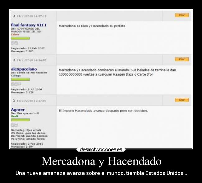 Mercadona y Hacendado - 