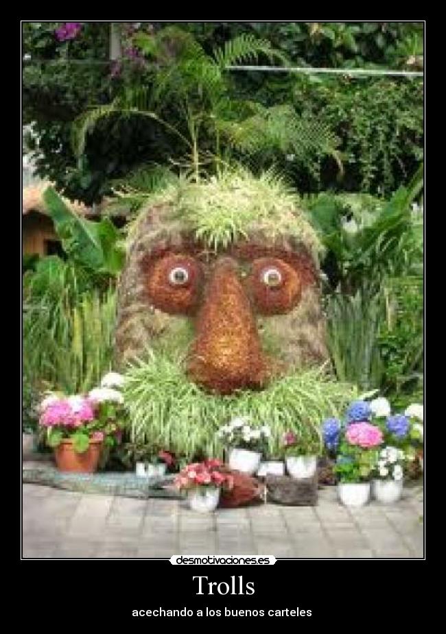 Trolls - acechando a los buenos carteles 