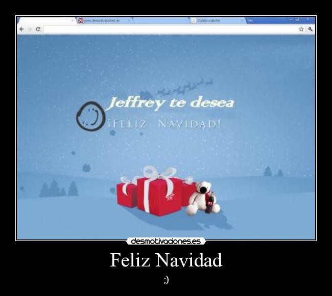 Feliz Navidad - ;)