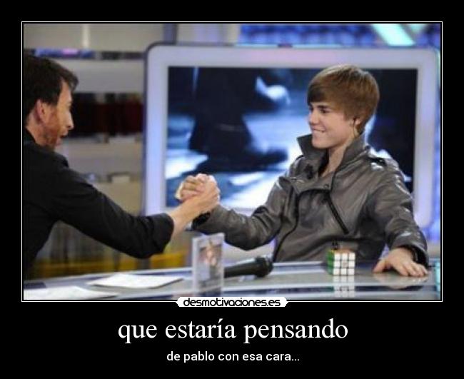 que estaría pensando -