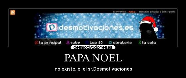 carteles papa noel desmotivaciones