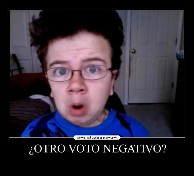 ¿OTRO VOTO NEGATIVO? -