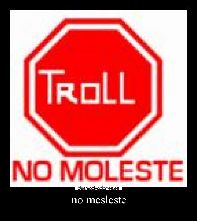 no mesleste - 