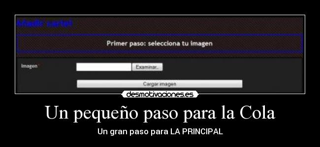 Un pequeño paso para la Cola -